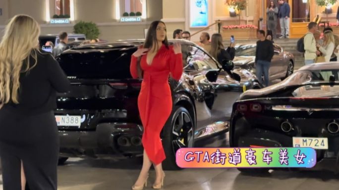 捷克街头搭讪-棕色披肩发的美腿性感医生
